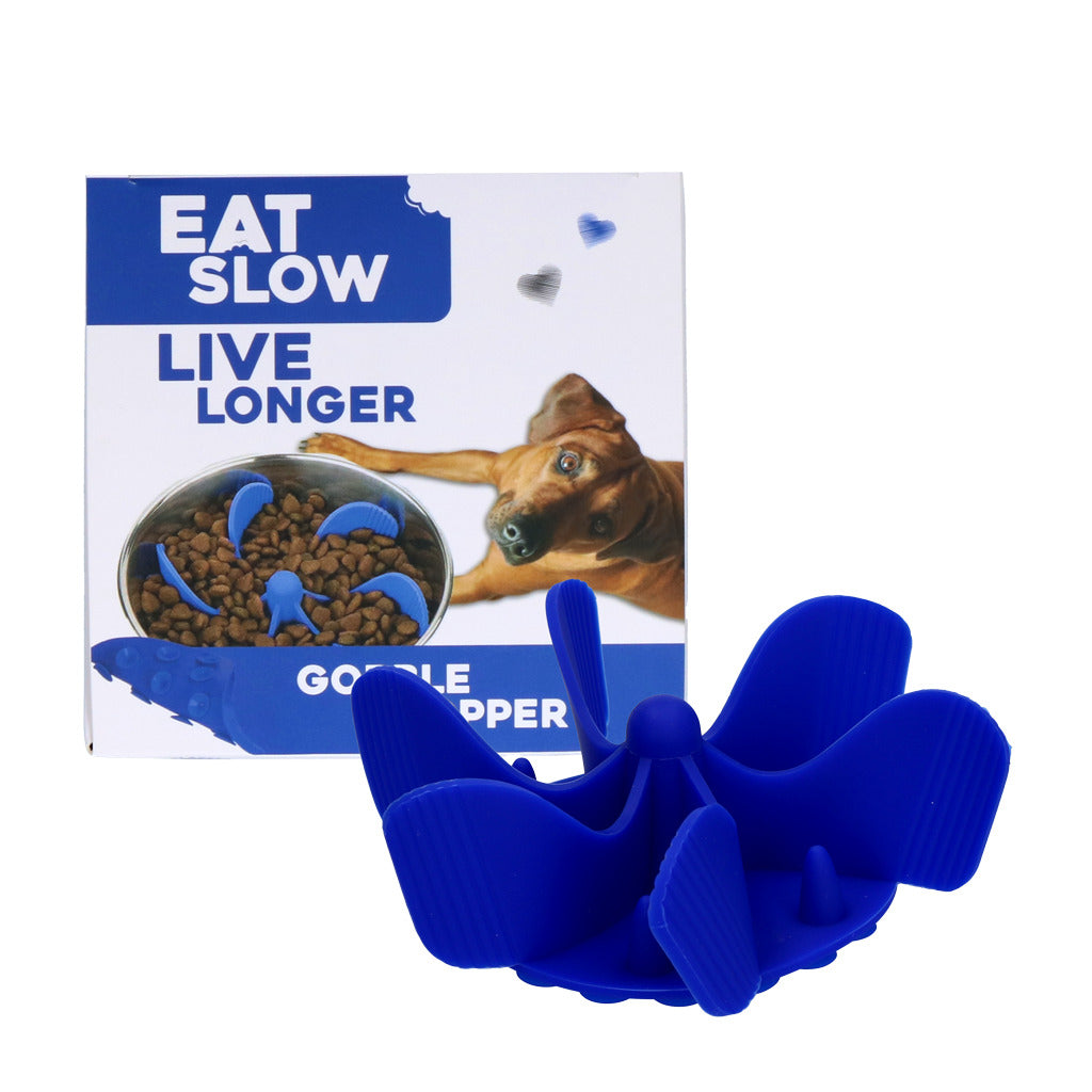 Slowfeeder insats till matskålar - Eat Slow Live Longer - Blå - EATS065Q