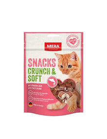Kattgodis mera crunch & soft med Lax, 200g - mera Petfood