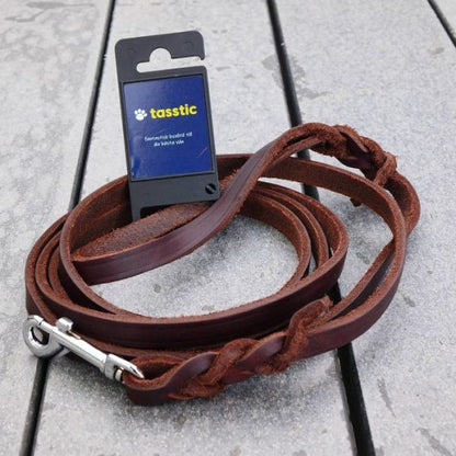Flätat läderkoppel - tasstic - tasstic