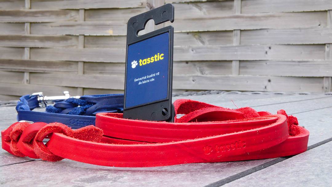 Flätat läderkoppel - tasstic - tasstic