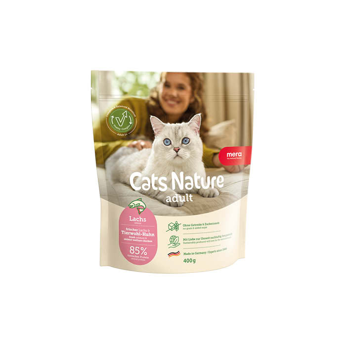 mera Cats Nature adult Salmon - mera Petfood - 400 g - 024974