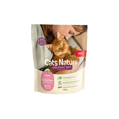 mera Cats Nature Sterilised/Light Salmon - mera Petfood - 400 g - 025974
