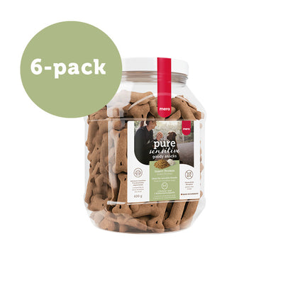 Ekonomipack 6x600g mera Goody snacks Insect Protein