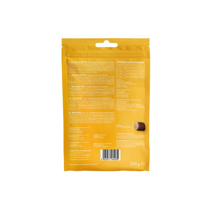 mera Snacker Kyckling 200g - mjukare träningsgodis - mera Petfood