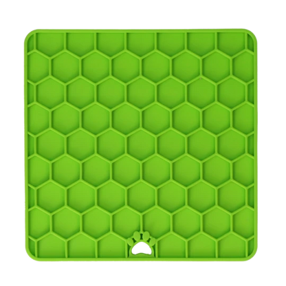 Fun & Relax slickmatta till hund och katt Honeycomb - Eat Slow Live Longer - Grön - EATS060E