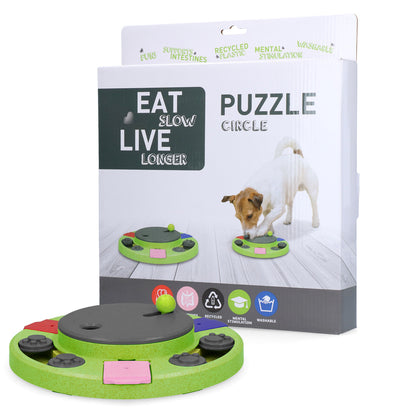 Eat Slow Live Longer Puzzle Circle – hundpussel - Eat Slow Live Longer