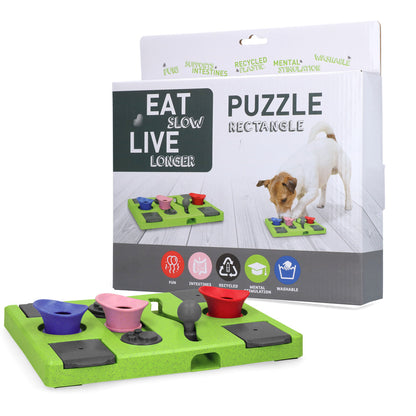 Eat Slow Live Longer Puzzle Rectangle - Eat Slow Live Longer