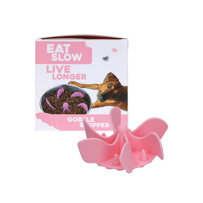 Slowfeeder insats till matskålar - Eat Slow Live Longer - Rosa - EATS065P