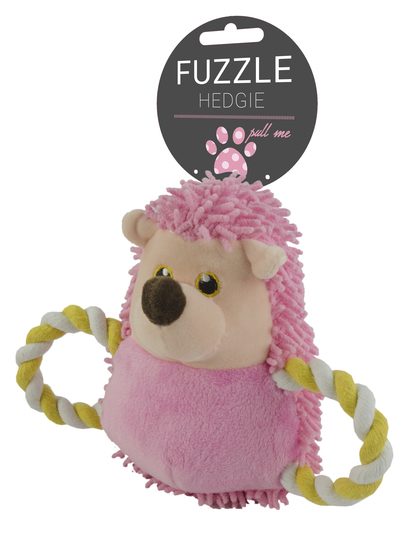 Fuzzle Hedgie Pull me - b2c - mera Petfood - Rosa - FUZZ008