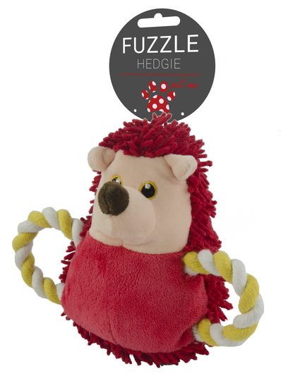 Fuzzle Hedgie Pull me - b2c - mera Petfood - Röd - FUZZ008D