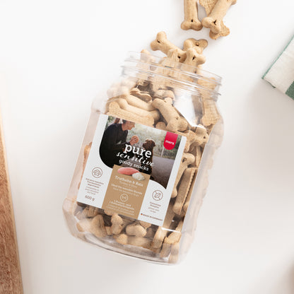 Ekonomipack 6x600g mera Goody snacks Kalkon och ris