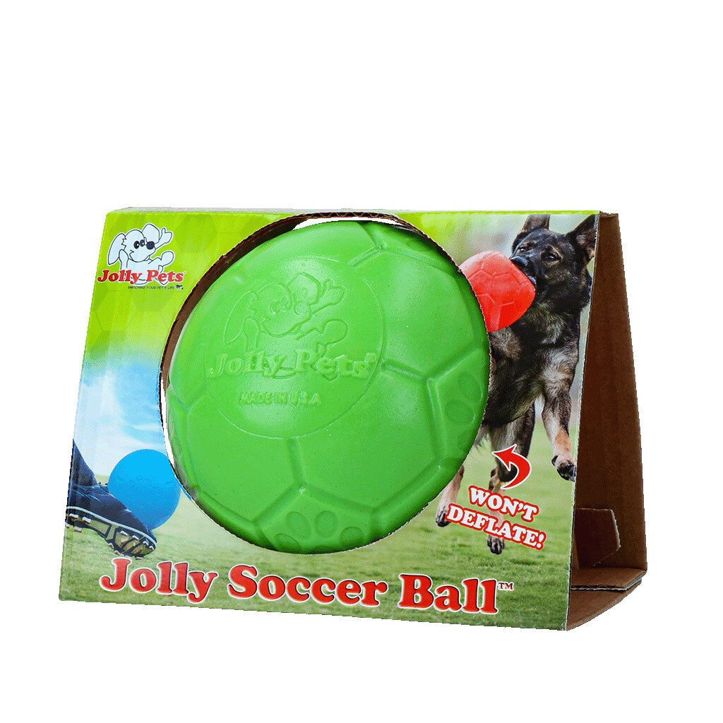 Jolly Soccer Ball fotboll till hund - Jolly Pets - Grön - Mini - JOLL034D