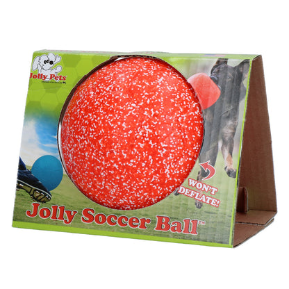 Jolly Soccer Ball fotboll till hund - Jolly Pets - Orange/vit - Mini - JOLL034G