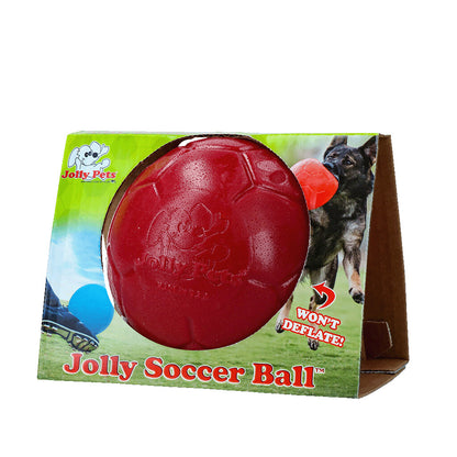 Jolly Soccer Ball fotboll till hund - Jolly Pets - Röd - Small - JOLL036R