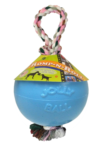Jolly Ball Romp - n - Roll - Jolly Pets - Small - Ljusblå - JOLL049B