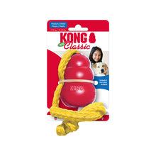 KONG Classic Röd med snöre - KONG