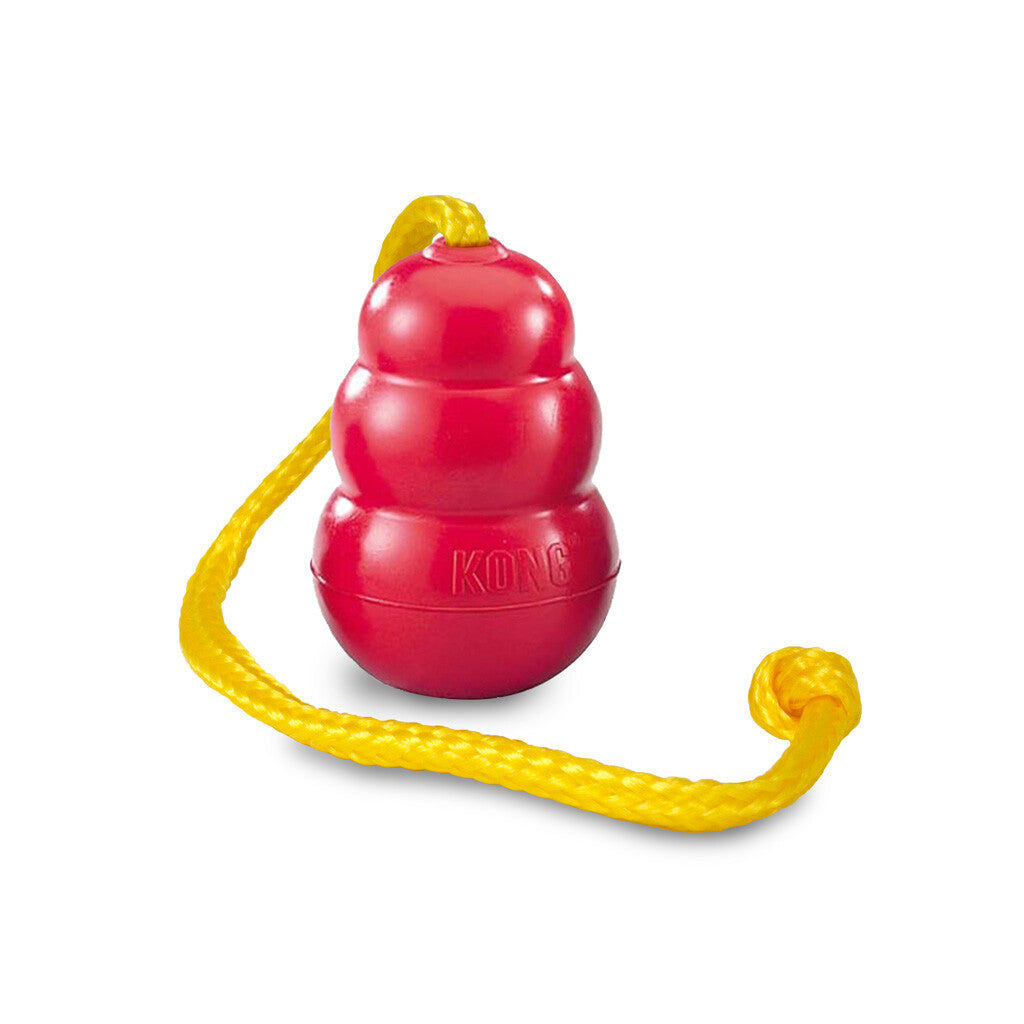 KONG Classic Röd med snöre - KONG