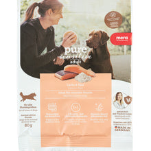 Provpåse – mera pure sensitive - mera Petfood - 80g pure sensitive Adult Lax & Ris - 213494
