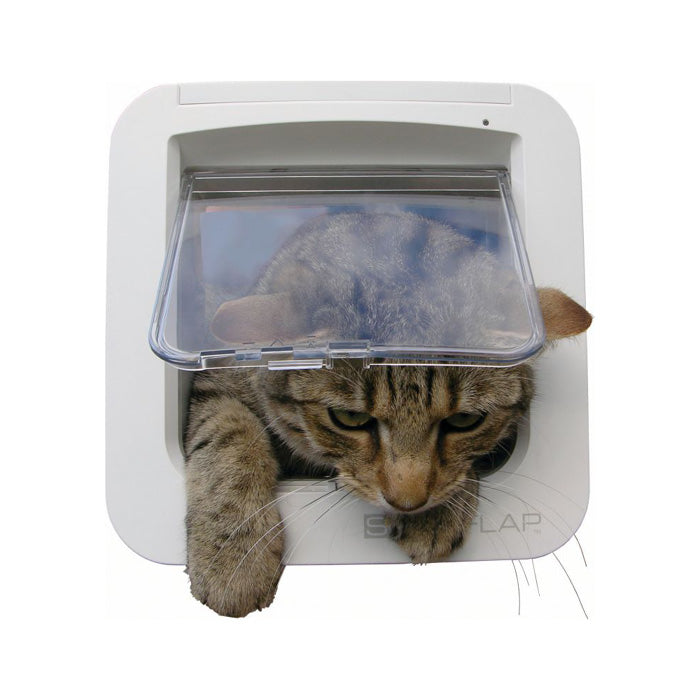 Sureflap Kattlucka t.chip vit - b2c - mera Petfood