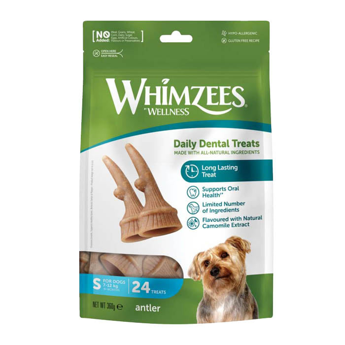 Whimzees Occupy Antler S – 24 - pack - Whimzees