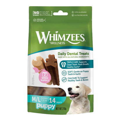 Valptugg Whimzees Puppy M/L – 14 - pack - Whimzees