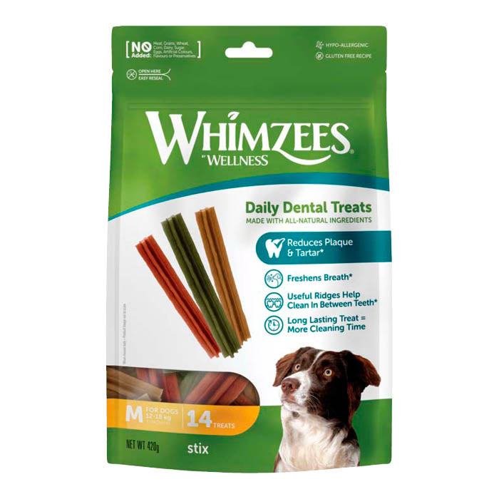 Tuggpinnar för hund Whimzees Stix M – 14 - pack - Whimzees