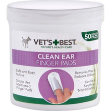 Vets Best Clean fingertuta till öronvård 50 st. - Vet´s best