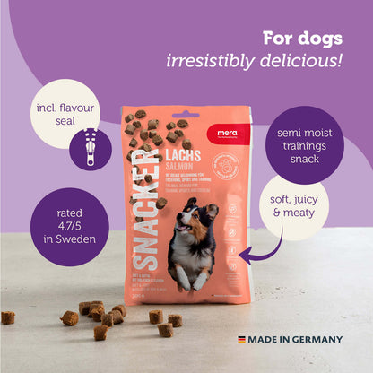 mera Snacker Lax 200g - mjukare hundgodis - mera Petfood