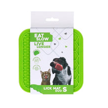 Fun & Relax Duo slickmatta till hund och katt - Eat Slow Live Longer