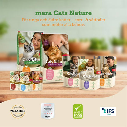 mera Cats Nature Sterilised/Light Salmon - mera Petfood