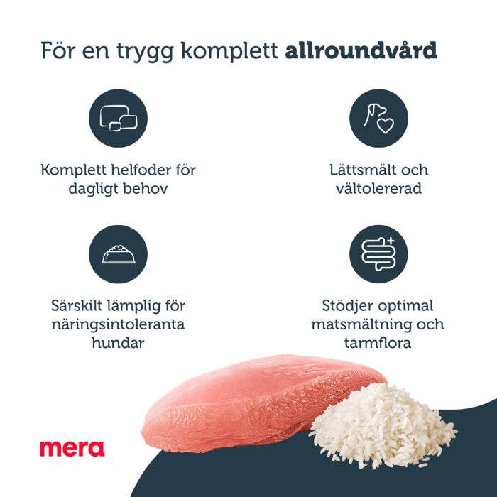 mera pure sensitive adult Kalkon & ris - mera Petfood