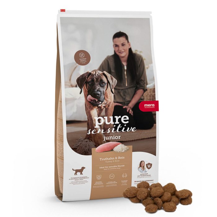 mera pure sensitive Junior Kalkon & ris - mera Petfood