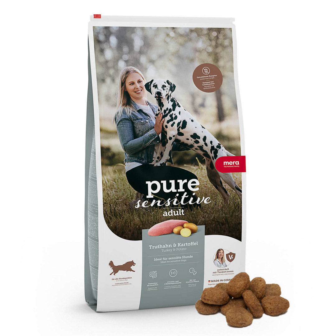 mera pure sensitive Kalkon & potatis - mera Petfood - 4 kg - 016105