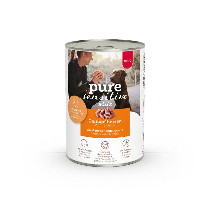 mera pure sensitive Våtfoder Kycklinghjärta - mera Petfood