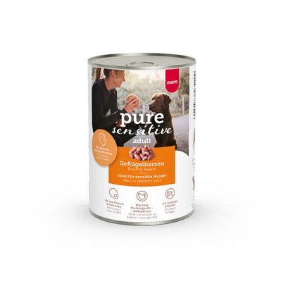 mera pure sensitive Våtfoder Kycklinghjärta - mera Petfood