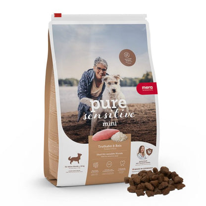 mera pure sensitive Mini kalkon & Ris - mera Petfood