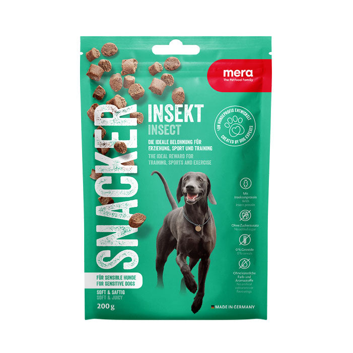 mera Snacker Insekt 200g - mjukare hundgodis - mera Petfood