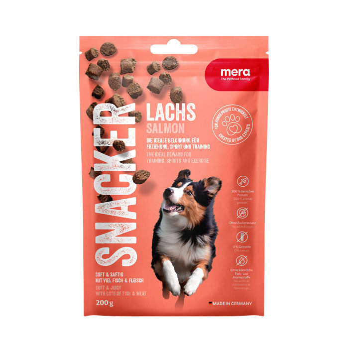 mera Snacker Lax 200g - mjukare hundgodis - mera Petfood