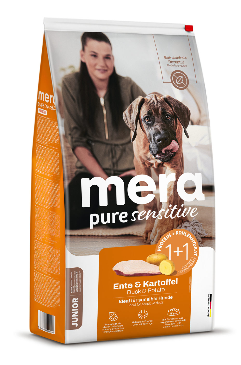 mera pure sensitive Junior Anka & potatis - mera Petfood