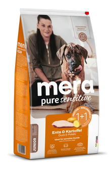 mera pure sensitive Junior Anka & potatis - mera Petfood