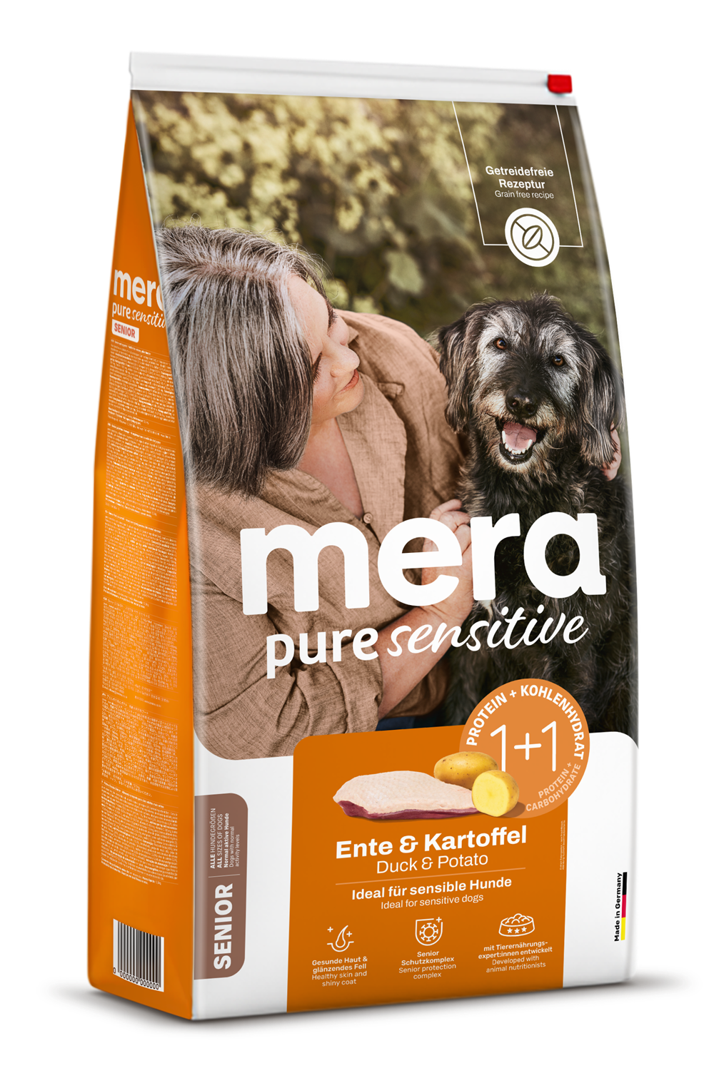 mera pure sensitive Senior Anka & potatis - mera Petfood