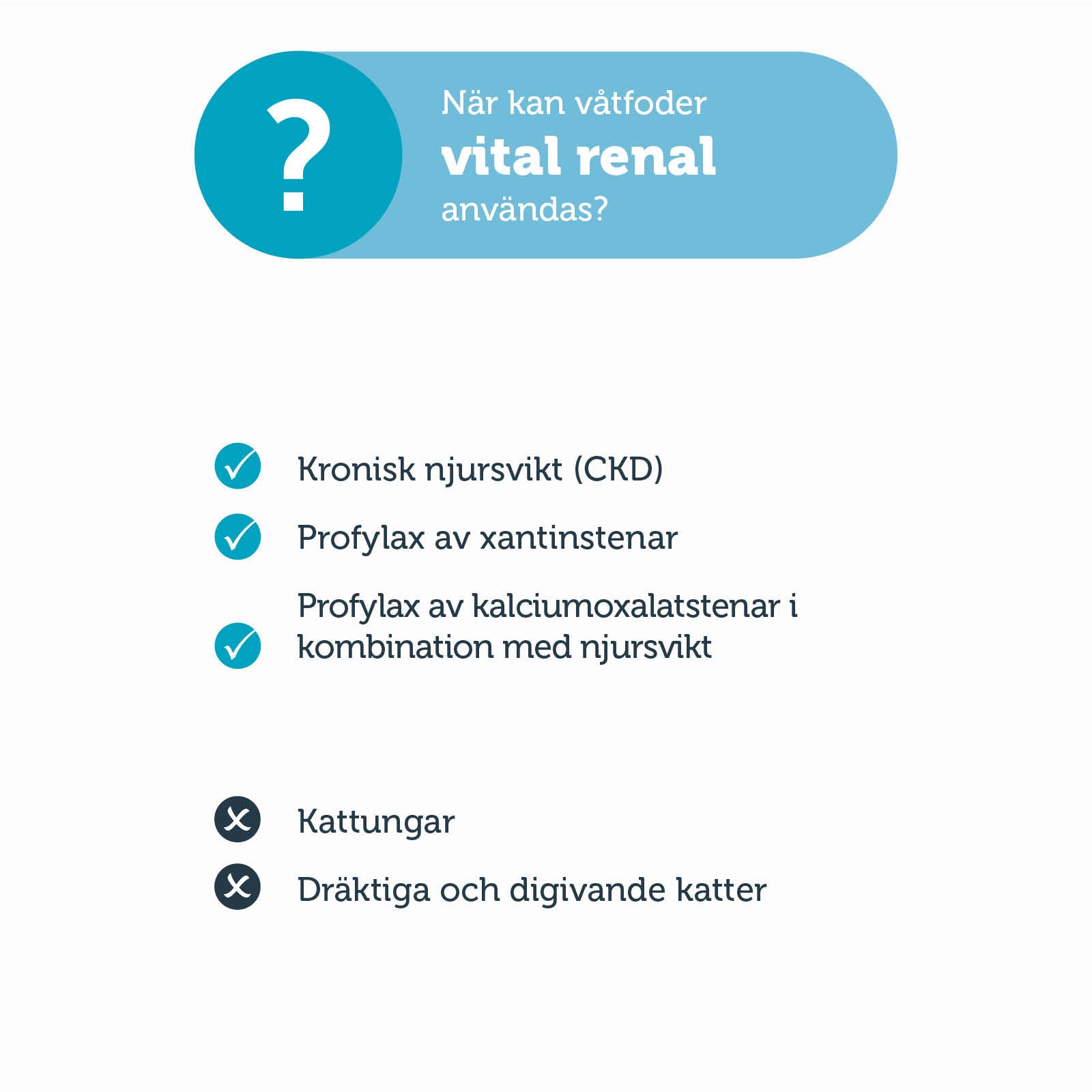 6 x 200 g  KATT vital Renal våtfoder - mera Petfood