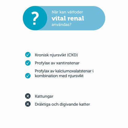 6 x 200 g  KATT vital Renal våtfoder - mera Petfood