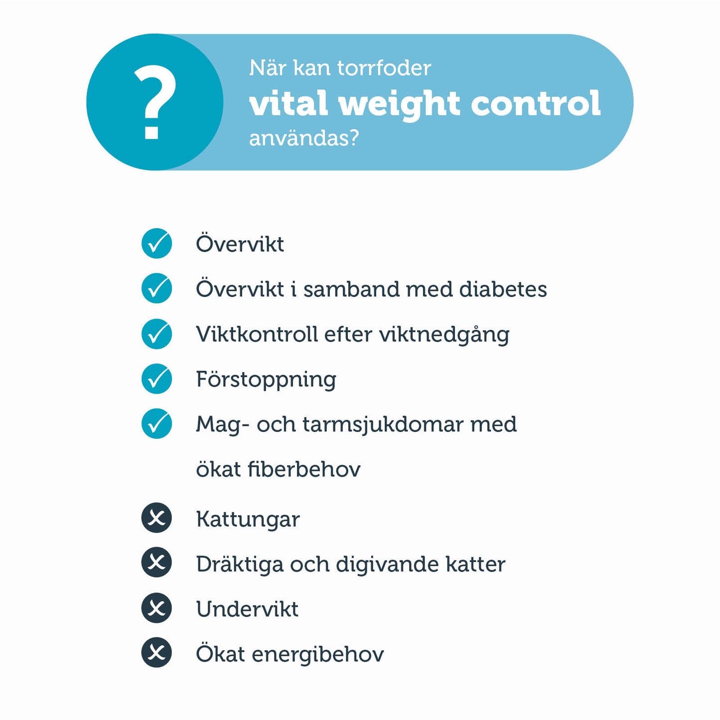 KATT vital Weight Control, 3 kg - mera Petfood