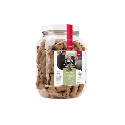 Goody snacks - insekter & ris hundkex 600g - mera Petfood