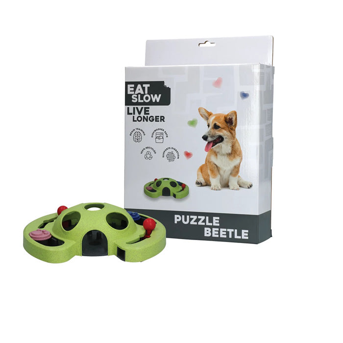 Eat Slow Live Longer Puzzle Beetle - Eat Slow Live Longer
