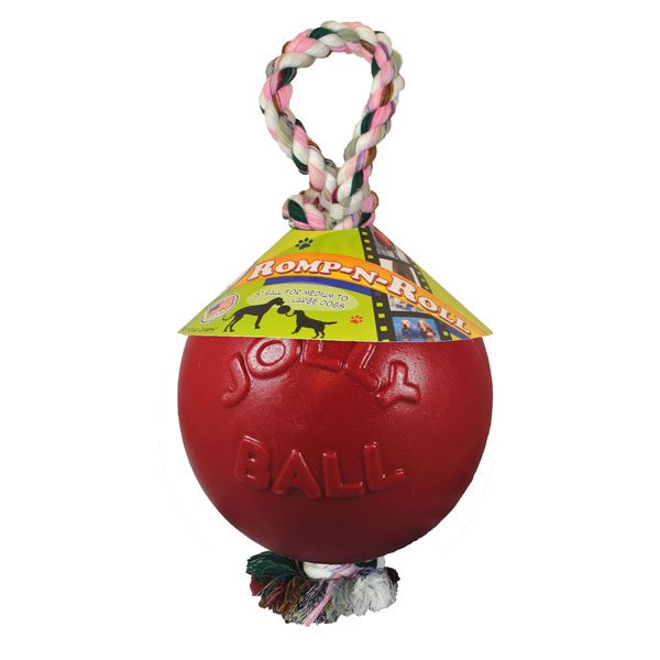 Jolly Ball Romp - n - Roll - Jolly Pets - Small - Röd - JOLL051A