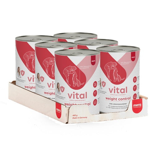 HUND mera vital Weight Control våtfoder - mera Petfood - 6 - pack - 720114